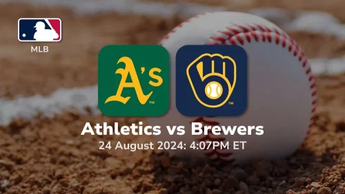 Oakland Athletics vs Milwaukee Brewers Prediction & Betting Tips 8242024