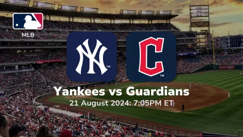 New York Yankees vs Cleveland Guardians Prediction & Betting Tips 8/21/2024