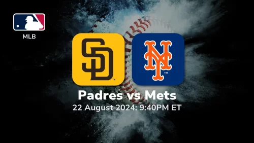 San Diego Padres vs New York Mets Prediction & Betting Tips 8/22/2024