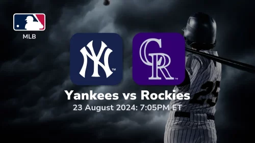 New York Yankees vs Colorado Rockies Prediction & Betting Tips 8/23/2024