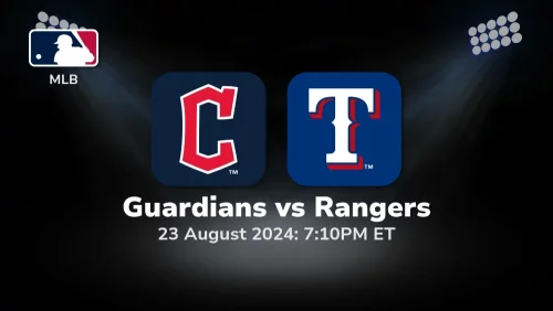 Cleveland Guardians vs Texas Rangers Prediction & Betting Tips 8/23/2024