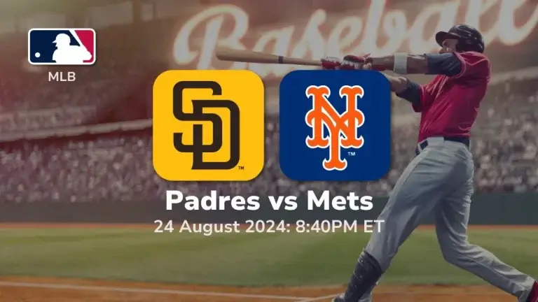 San Diego Padres vs New York Mets Prediction & Betting Tips 8242024