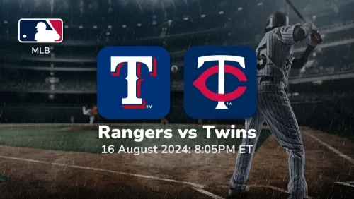 Texas Rangers vs Minnesota Twins Prediction & Betting Tips 8162024