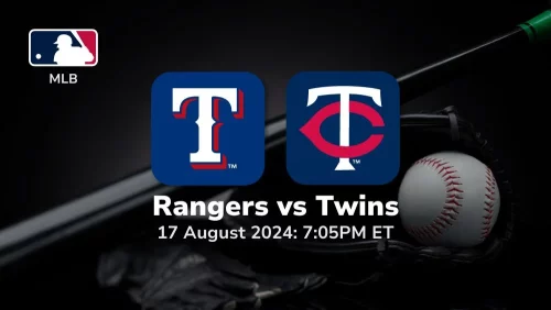 Texas Rangers vs Minnesota Twins Prediction & Betting Tips 8172024