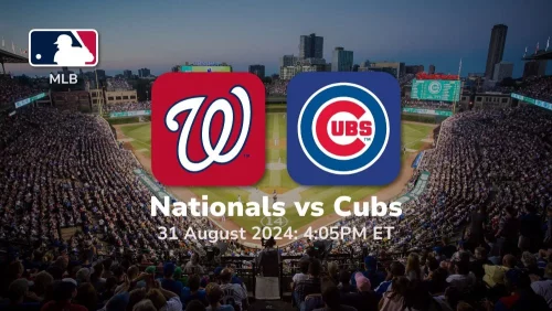 Washington Nationals vs Chicago Cubs Prediction & Betting Tips 8312024