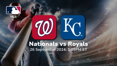 Washington Nationals vs Kansas City Royals Prediction 9/26/24