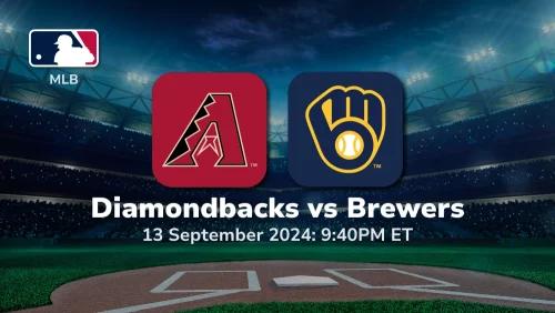 Arizona Diamondbacks vs Milwaukee Brewers Prediction 9/13/24