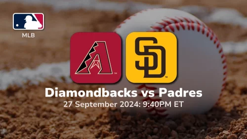 Arizona Diamondbacks vs San Diego Padres Prediction 9/27/24