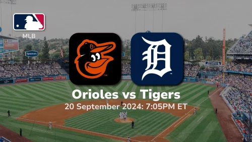 Baltimore Orioles vs Detroit Tigers Prediction 9/20/24