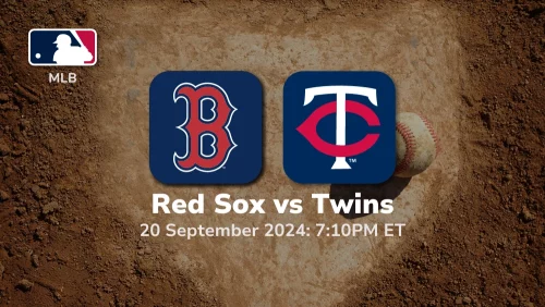 Boston Red Sox vs Minnesota Twins Prediction 9/20/24