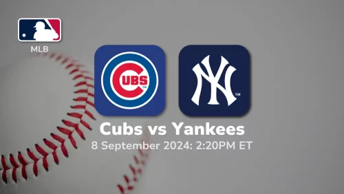 Chicago Cubs vs New York Yankees Prediction 9/8/24