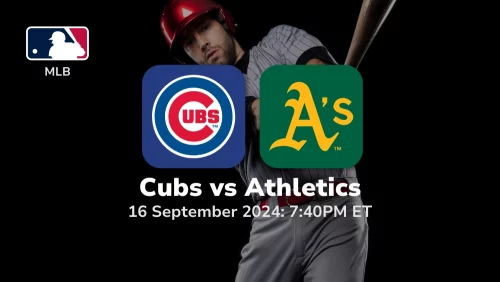 Chicago Cubs vs Oakland Athletics Prediction 9/16/24