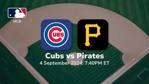 Chicago Cubs vs Pittsburgh Pirates Prediction & Betting Tips 942024