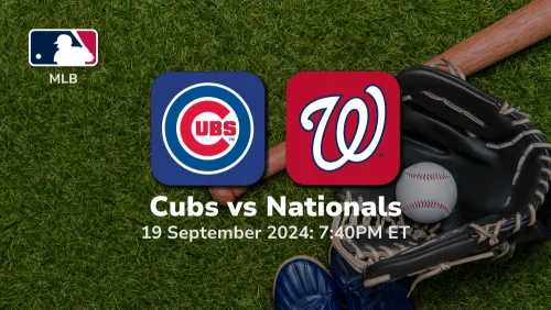 Chicago Cubs vs Washington Nationals Prediction 9/19/24