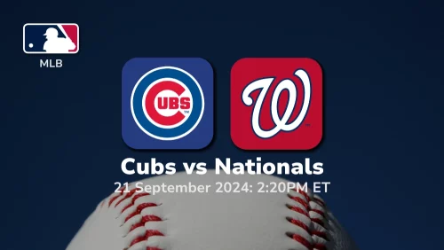 Chicago Cubs vs Washington Nationals Prediction 9/21/24