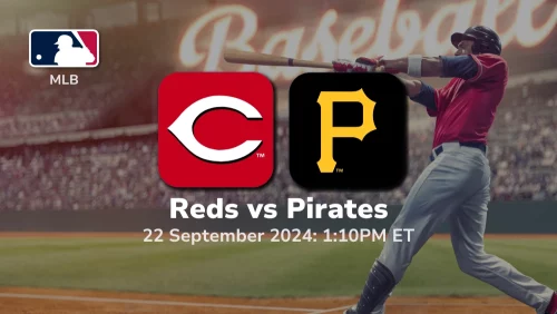 Cincinnati Reds vs Pittsburgh Pirates Prediction 9/22/24