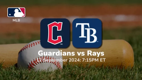 Cleveland Guardians vs Tampa Bay Rays Prediction 9/12/24