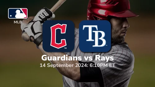 Cleveland Guardians vs Tampa Bay Rays Prediction 9/14/24