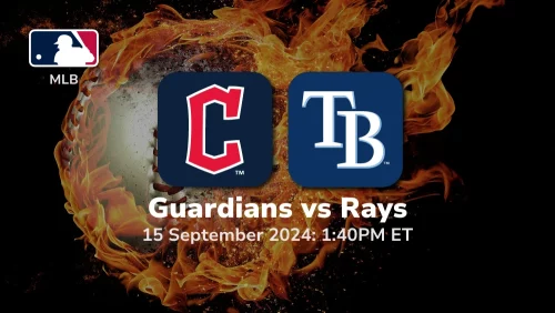 Cleveland Guardians vs Tampa Bay Rays Prediction 9/15/24