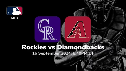 Colorado Rockies vs Arizona Diamondbacks Prediction 9/16/24