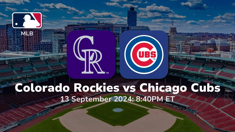 Colorado Rockies vs Chicago Cubs Prediction 9/13/24