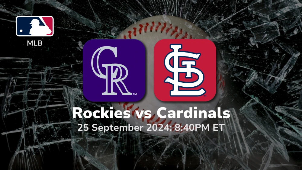 Colorado Rockies vs St. Louis Cardinals Prediction 9/25/24
