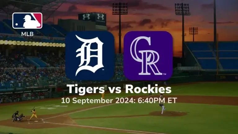 Detroit Tigers vs Colorado Rockies Prediction 9/10/24