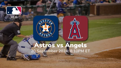 Houston Astros vs Los Angeles Angels Prediction 9/20/24