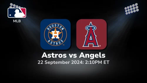 Houston Astros vs Los Angeles Angels Prediction 9/22/24