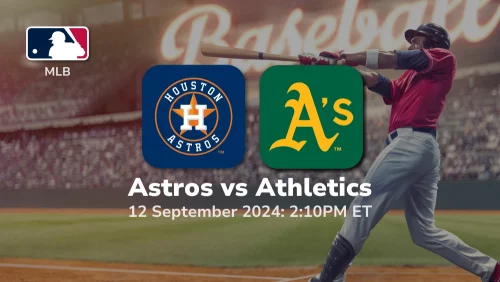 Houston Astros vs Oakland Athletics Prediction 9/12/24