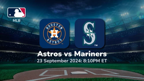 Houston Astros vs Seattle Mariners Prediction 9/23/24