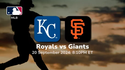 Kansas City Royals vs San Francisco Giants Prediction 9/20/24