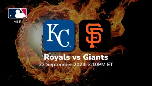 Kansas City Royals vs San Francisco Giants Prediction 9/22/24