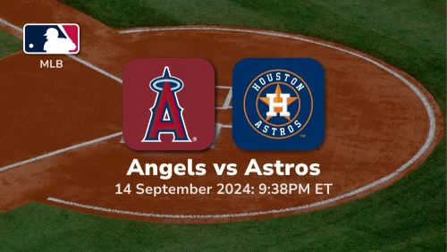 Los Angeles Angels vs Houston Astros Prediction 9/14/24