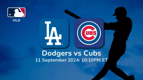 Los Angeles Dodgers vs Chicago Cubs Prediction 9/11/24