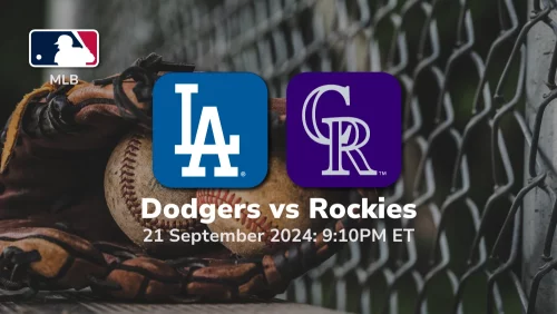 Los Angeles Dodgers vs Colorado Rockies Prediction 9/21/24