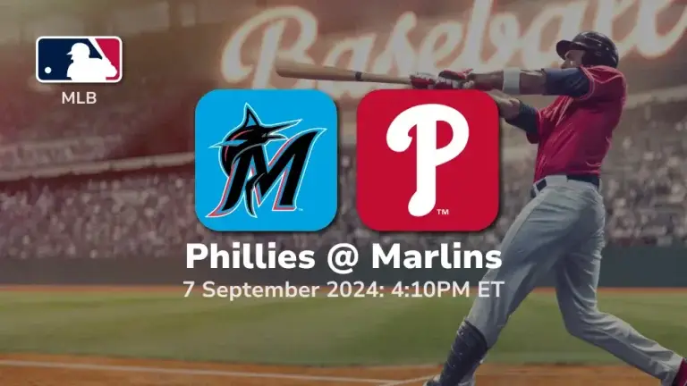 Miami Marlins vs Philadelphia Phillies Prediction 9/7/24