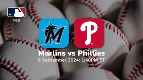 Miami Marlins vs Philadelphia Phillies Prediction 9/8/24