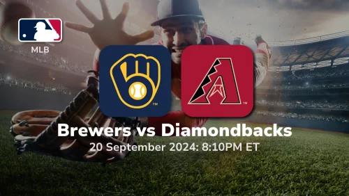 Milwaukee Brewers vs Arizona Diamondbacks Prediction 9/20/24