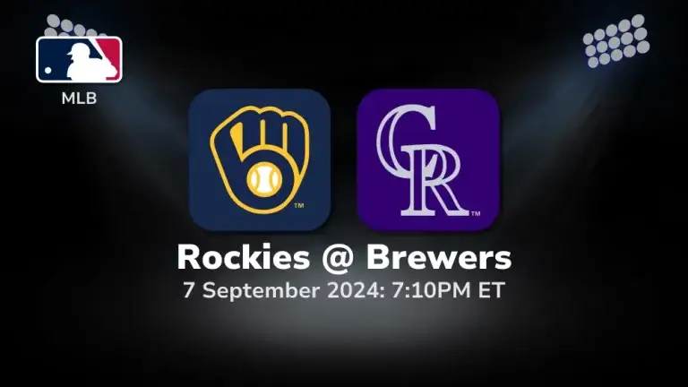 Milwaukee Brewers vs Colorado Rockies Prediction 9/7/24