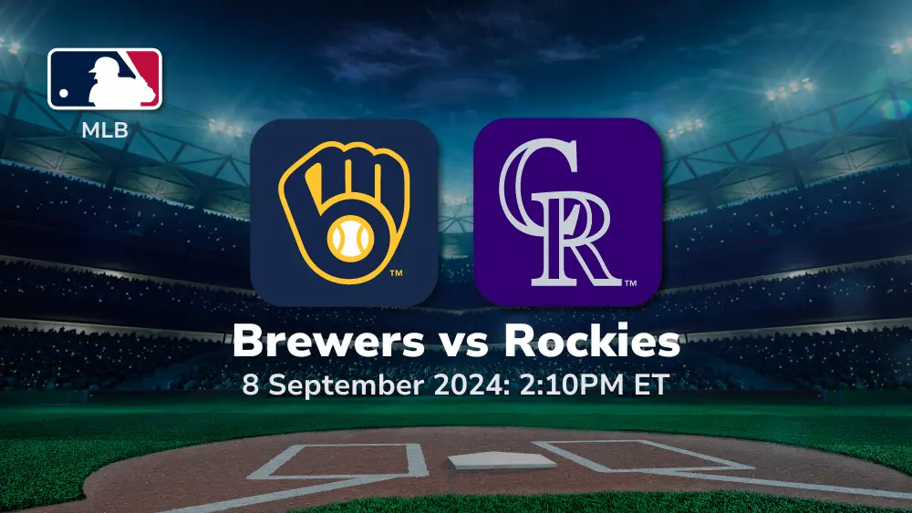 Milwaukee Brewers vs Colorado Rockies Prediction 9/8/24