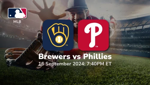 Milwaukee Brewers vs Philadelphia Phillies Prediction 9/16/24