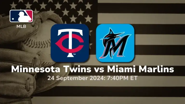 Minnesota Twins vs Miami Marlins Prediction 9/24/24