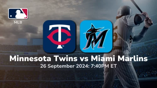 Minnesota Twins vs Miami Marlins Prediction 9/26/24