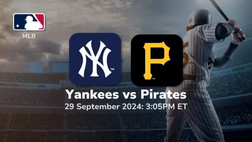 New York Yankees vs Pittsburgh Pirates Prediction & Betting Tips 9292024