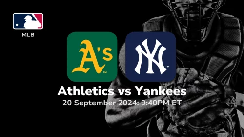 Oakland Athletics vs New York Yankees Prediction 9/20/24