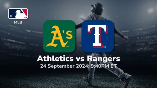 Oakland Athletics vs Texas Rangers Prediction 9/24/24