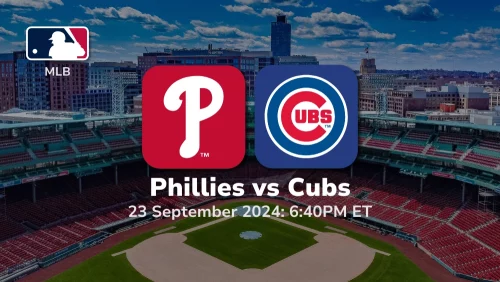 Philadelphia Phillies vs Chicago Cubs Prediction 9/23/24