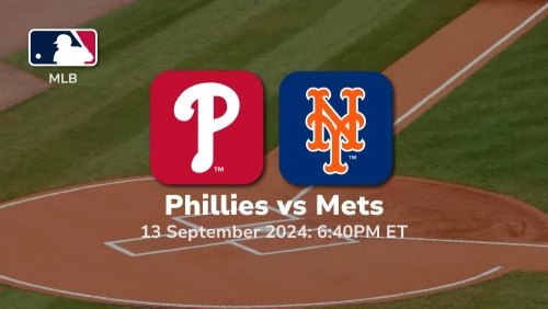 Philadelphia Phillies vs New York Mets Prediction 9/13/24