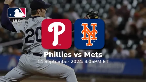 Philadelphia Phillies vs New York Mets Prediction 9/14/24